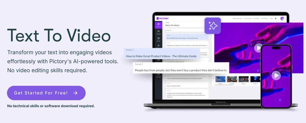 Pictory AI Text to Video
