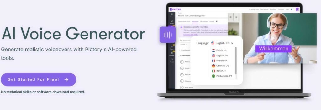 AI voice generator